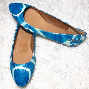 Like NEW! Lucky Brand Aimee Tie-dye Flats Size 8